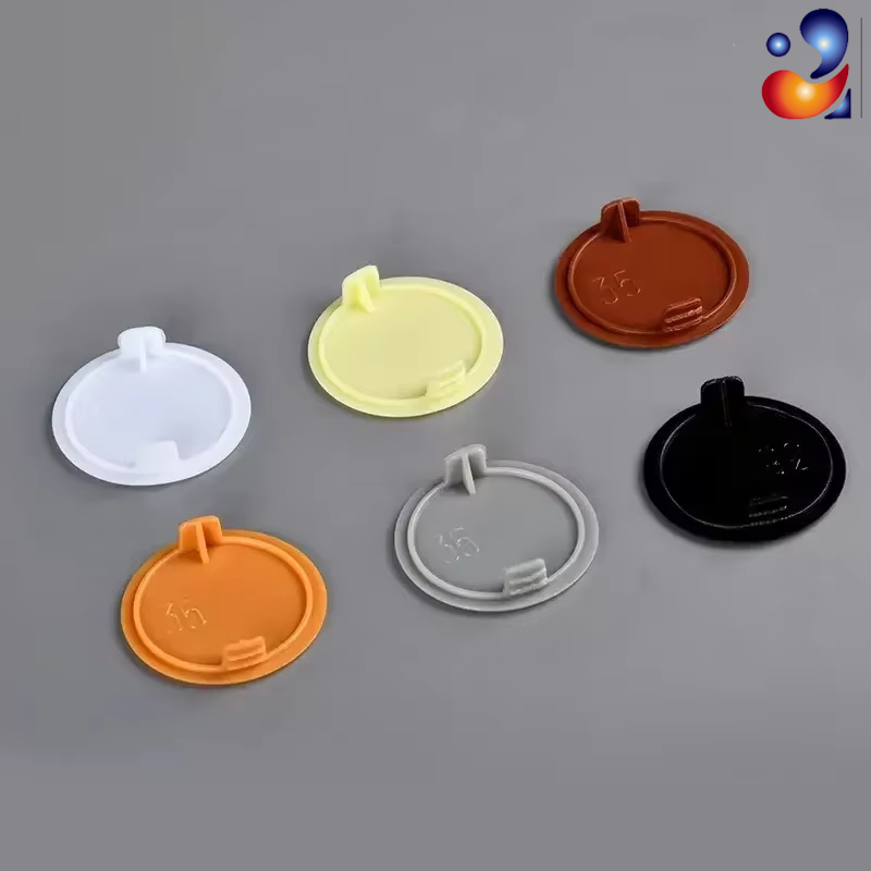 Furniture Hardware Replacement Parts - Home Round Plastic Furniture Hinge Decorative