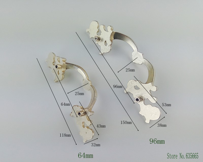 Antique Silver Classic Furnitu - Vintage Furniture Hardware Pulls 评论和价格