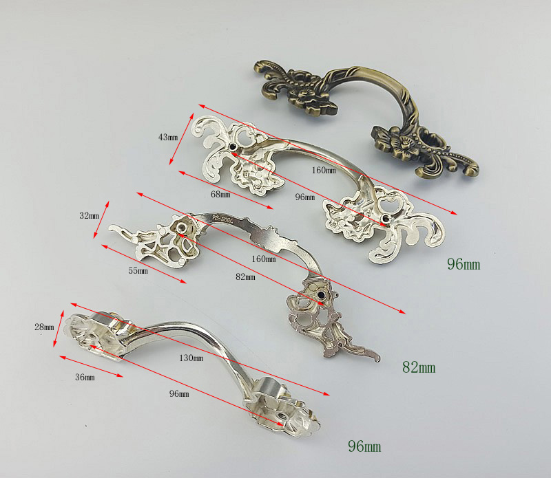 Antique Silver Classic Furnitu - Vintage Furniture Hardware Pulls 评论和价格