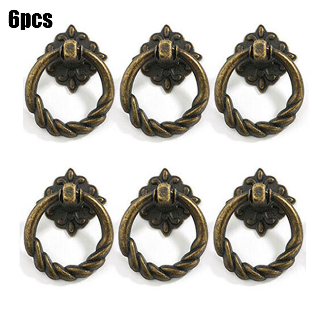 6PC Cabinet Knobs Retro Vintag - Vintage Furniture Hardware Pulls 评论和价格