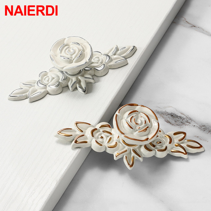 NAIERDI Bronze Door Handles Ca - Vintage Furniture Hardware Pulls 评论和价格