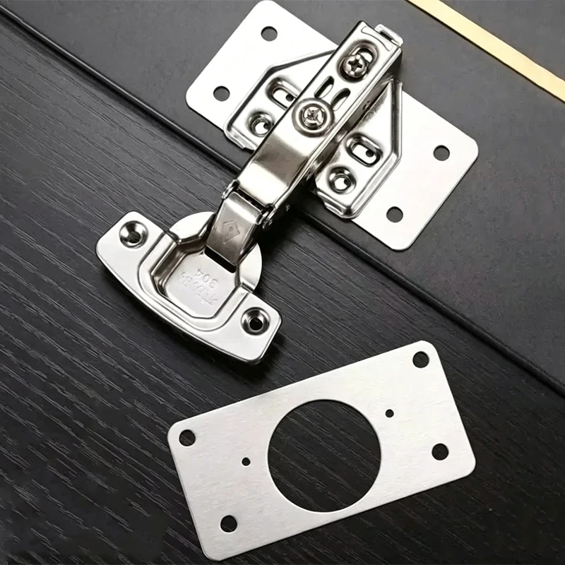 4Pair Hinge Repair Plate Cabin - Furniture Hardware Replacement Parts 评论和价格