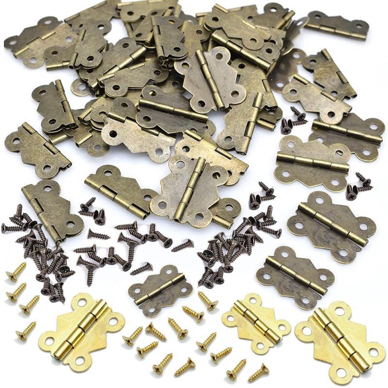 10/20pcs Hinge with Screw Butt - Furniture Hardware Replacement Parts 评论和价格