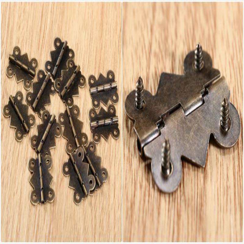 10/20pcs Hinge with Screw Butt - Furniture Hardware Replacement Parts 评论和价格