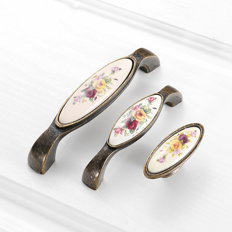 Vintage Ceramic Handle Antique - Vintage Furniture Hardware Pulls 评论和价格