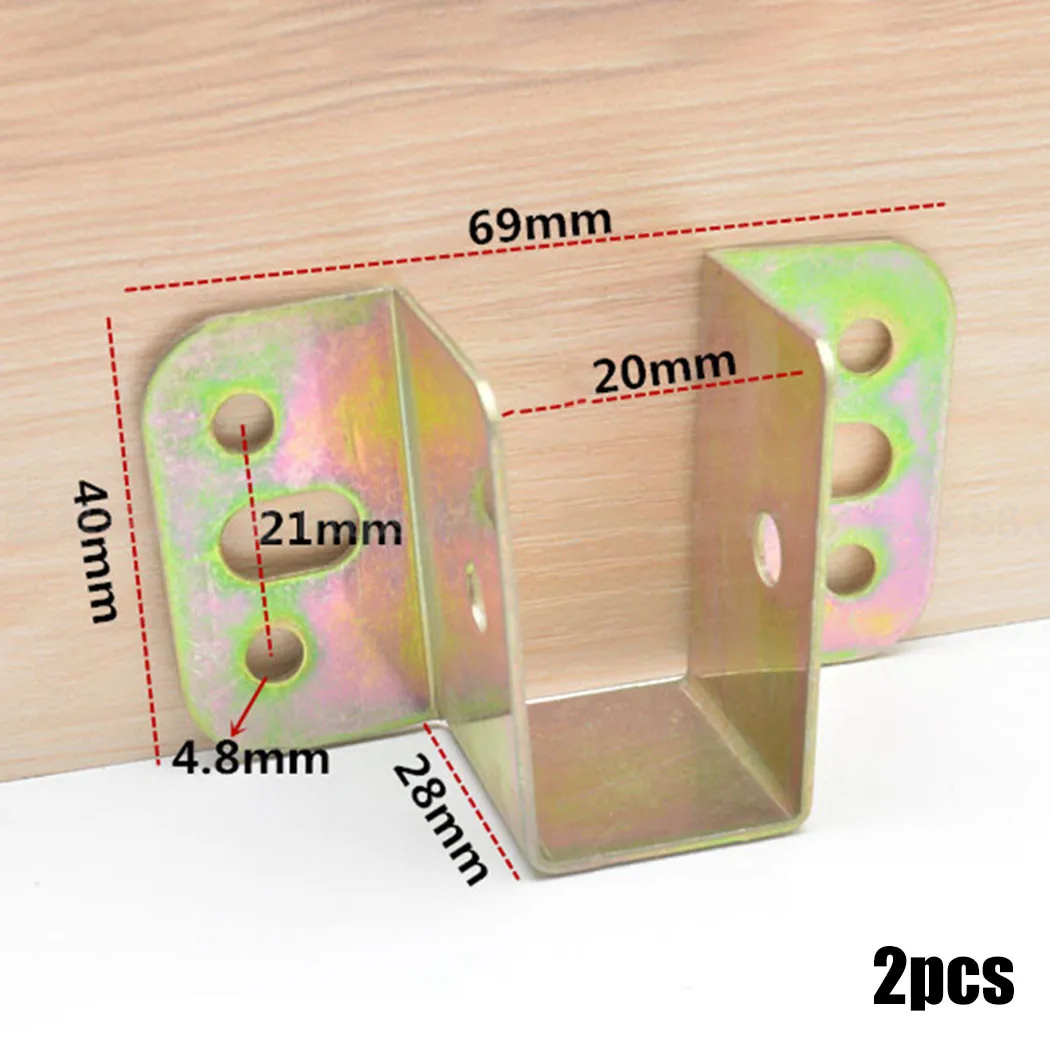 2pcs U Shaped Metal Bed Bracke - Furniture Hardware Replacement Parts 评论和价格