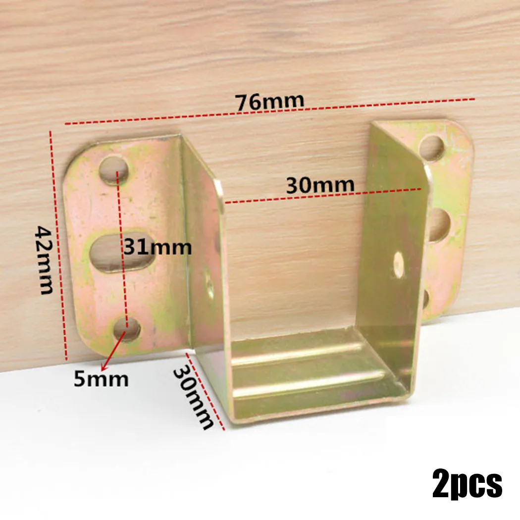 2pcs U Shaped Metal Bed Bracke - Furniture Hardware Replacement Parts 评论和价格
