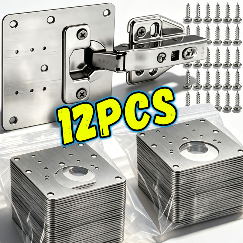 Cabinet Door Hinge Repair Plat - Furniture Hardware Replacement Parts 评论和价格