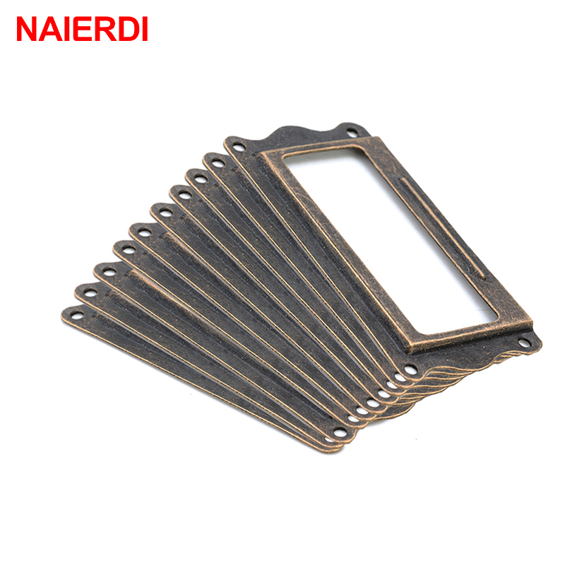 10pcs NAIERDI Antique Brass Ha - Furniture Hardware Names 评论和价格
