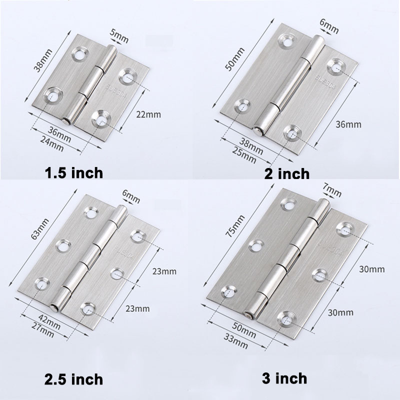 6-20pcs Small Door Hinges Stai - Furniture Hardware Replacement Parts 评论和价格