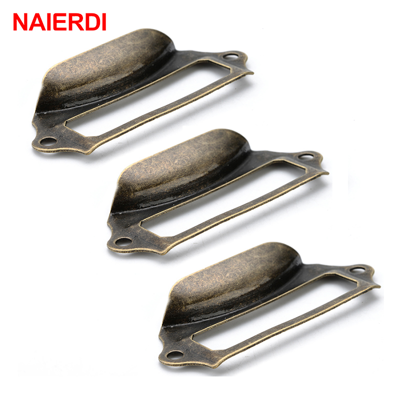 10pcs NAIERDI Antique Handles  - Furniture Hardware Names 评论和价格