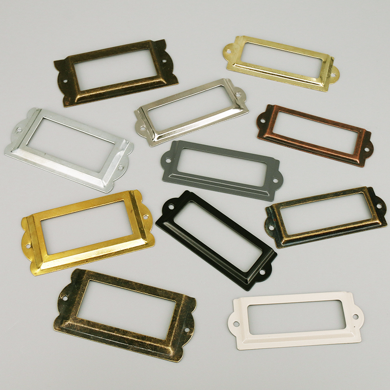 4PCS Antique Iron Tag Label Fr - Furniture Hardware Names 评论和价格