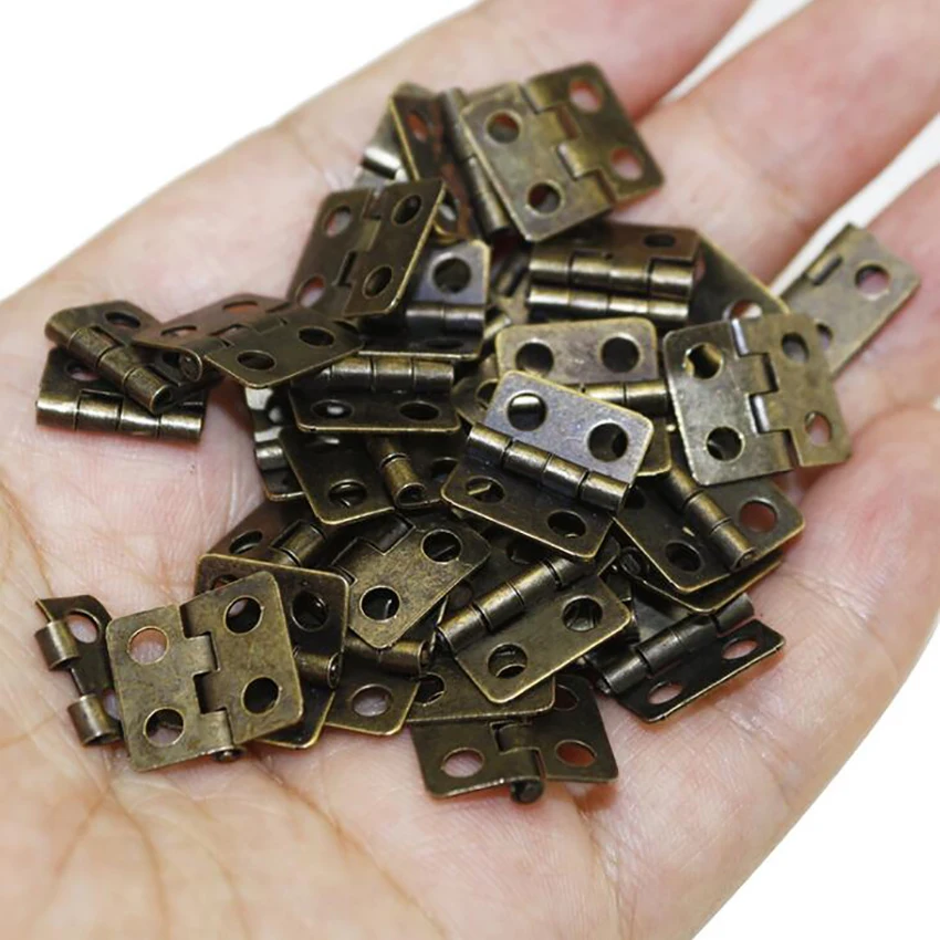 20PCS/Lot Iron Hinges Hardware - Furniture Hardware Replacement Parts 评论和价格