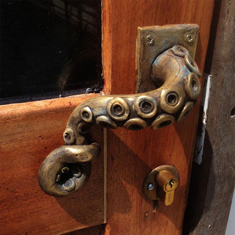 Vintage Octopus Door Knob Outd - Vintage Furniture Hardware Pulls 评论和价格