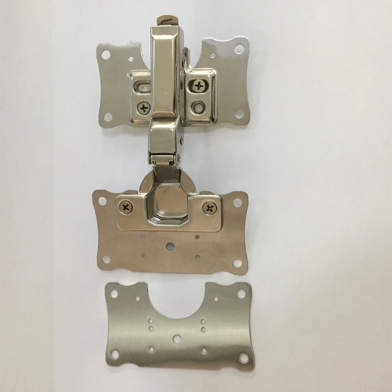 4 Pcs Cabinet Hinge Repair Pla - Furniture Hardware Replacement Parts 评论和价格