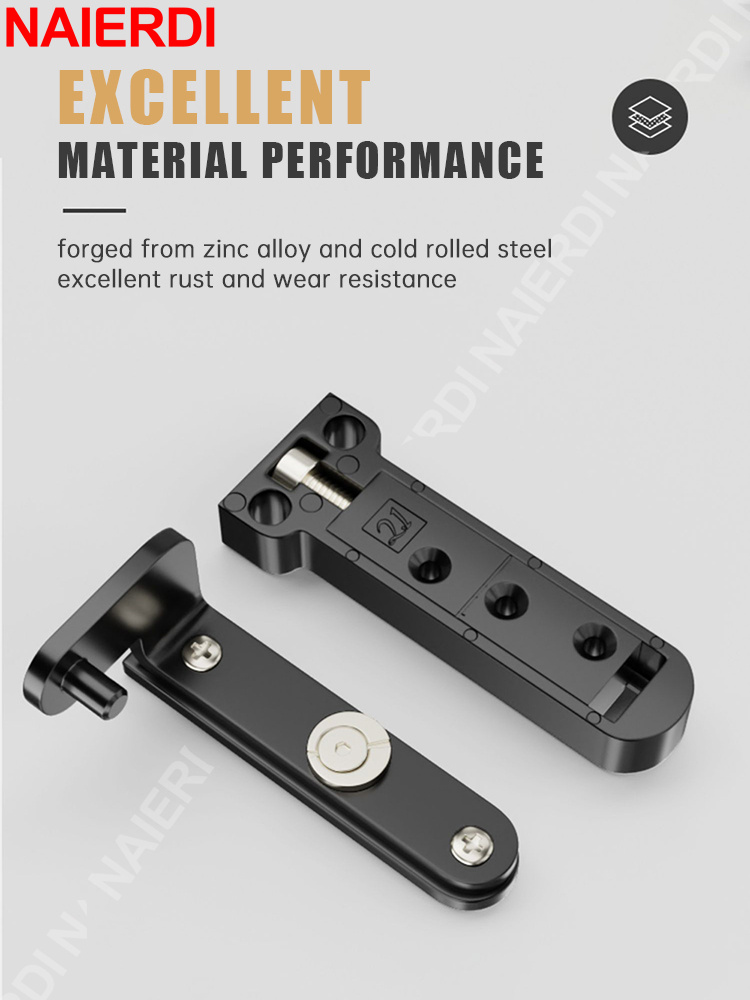 NAIERDI 2 Pieces Hidden Hinges - Furniture Hardware Replacement Parts 评论和价格