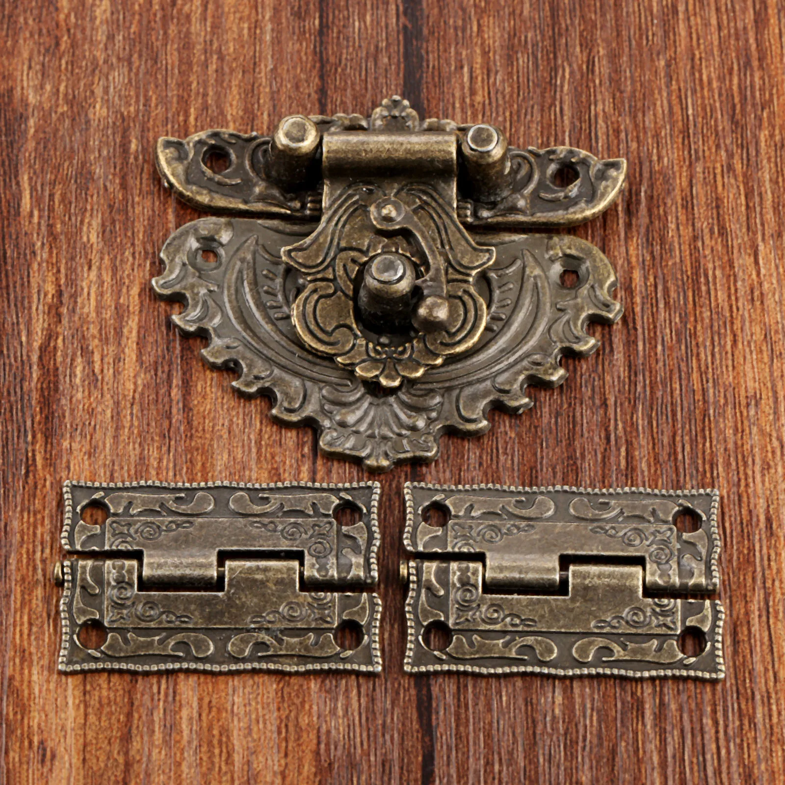 3pcs/set Antique Bronze Padloc - Furniture Hardware Replacement Parts 评论和价格