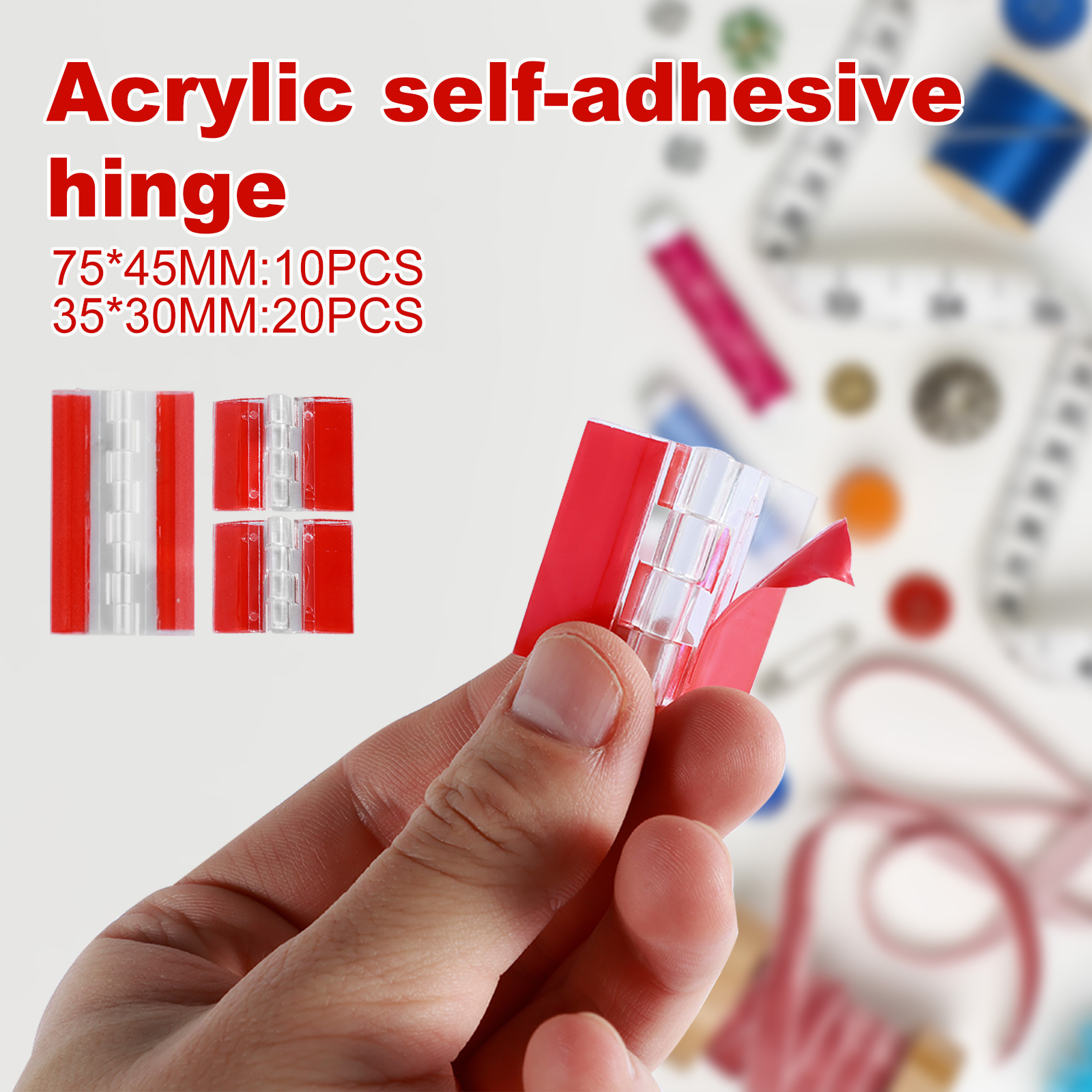 10/20Pcs Folding Hinges Acryli - Furniture Hardware Replacement Parts 评论和价格