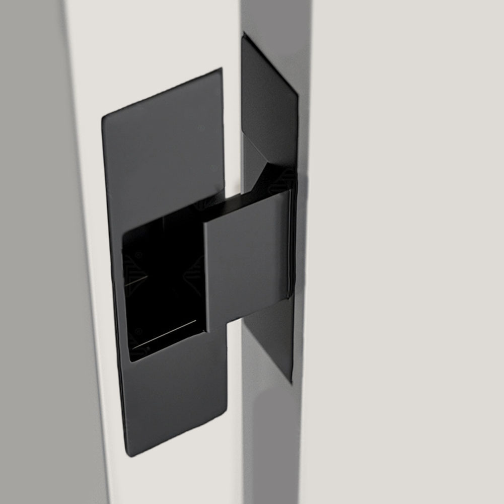 1Pcs Black Door Hinges Invisib - Furniture Hardware Replacement Parts 评论和价格