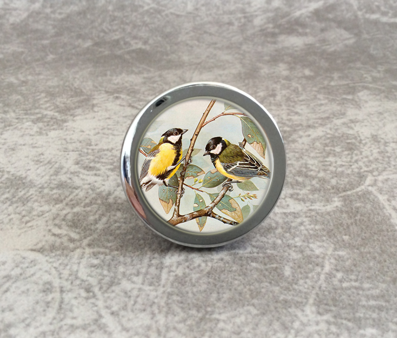 Two Birds--Drawer Knobs Vintag - Vintage Furniture Hardware Pulls 评论和价格